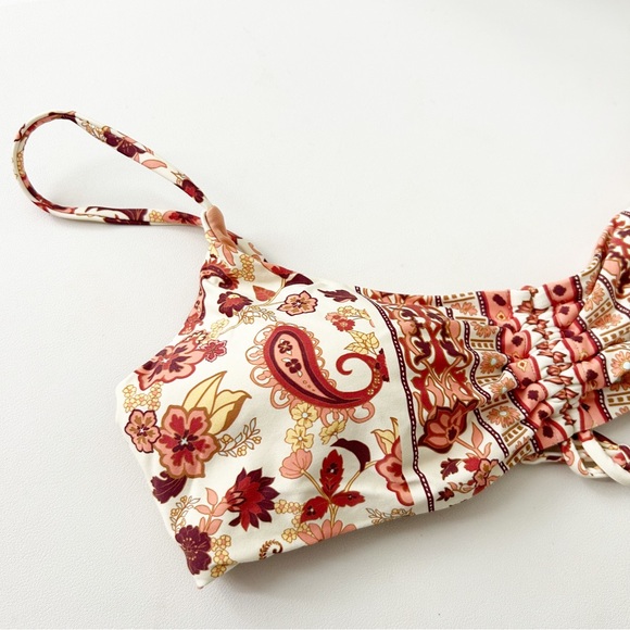 NEW Rip Curl Desert Dawn Bralette Paisley Floral Bikini Swimsuit Top Medium (M) - Picture 3 of 7